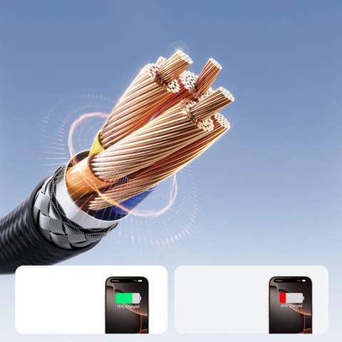 Kabel Joyroom S-A28 Flash Series 60W USB-C - USB-C 2m - czarny