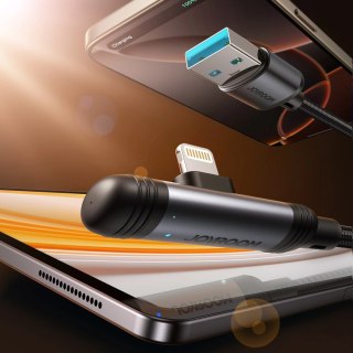 Kabel Joyroom S-A56 EnjoyX Series 90° USB-A - Lightning 3A 1,2m - czarny
