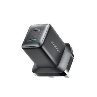 Ładowarka sieciowa Joyroom JR-TCG17 45W 2 x- USB-C (wtyczka UK) - czarna