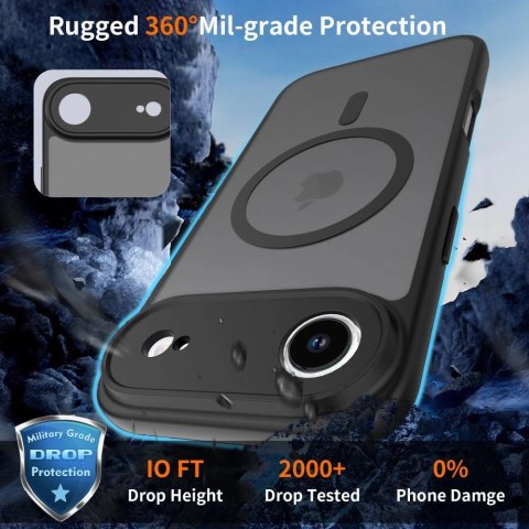 Etui Tech-Protect BasicMag MagSafe na iPhone 17 Air - czarny mat
