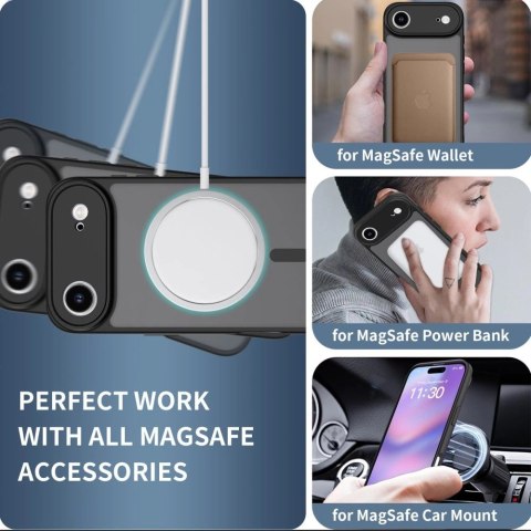 Etui Tech-Protect BasicMag MagSafe na iPhone 17 Air - czarny mat