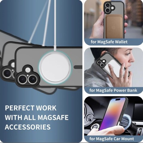 Etui Tech-Protect BasicMag MagSafe na iPhone 17 - czarny mat