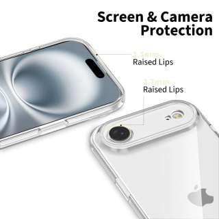 Etui Tech-Protect FlexAir na iPhone 17 Air - przezroczyste