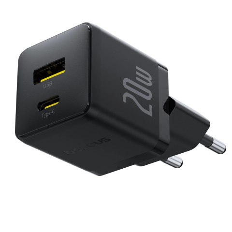 Ładowarka sieciowa Baseus Palm 20W USB-C USB-A - czarna