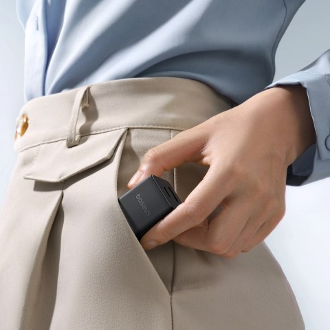 Ładowarka sieciowa Baseus Palm 20W USB-C USB-A - czarna