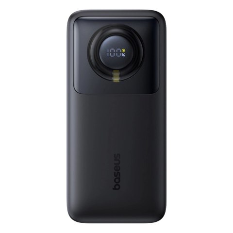 Powerbank Baseus Free2Pull 20000mAh 65W z rozwijanym kablem USB-C - czarny