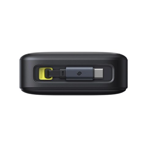 Powerbank Baseus Free2Pull 20000mAh 65W z rozwijanym kablem USB-C - czarny