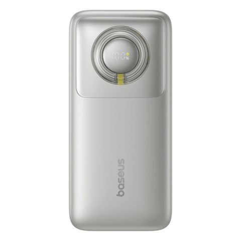 Powerbank Baseus Free2Pull 20000mAh 65W ze zwijanym kablem USB-C - szary