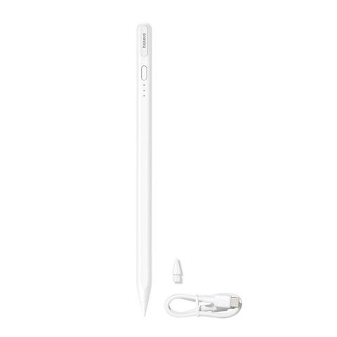 Rysik aktywny Baseus Smooth Writing 3 ładowany przewodowo stylus (wersja z wykrywaniem kąta pisania) - biały