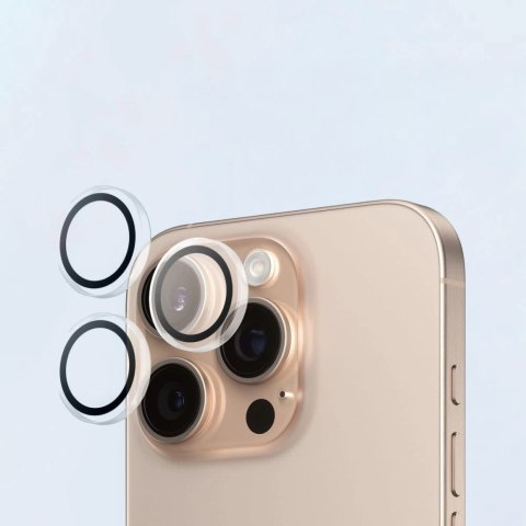 Szkło hartowane Tech-Protect Easy Set+ 3-pack na iPhone 16 Pro / 17 Pro - przezroczyste
