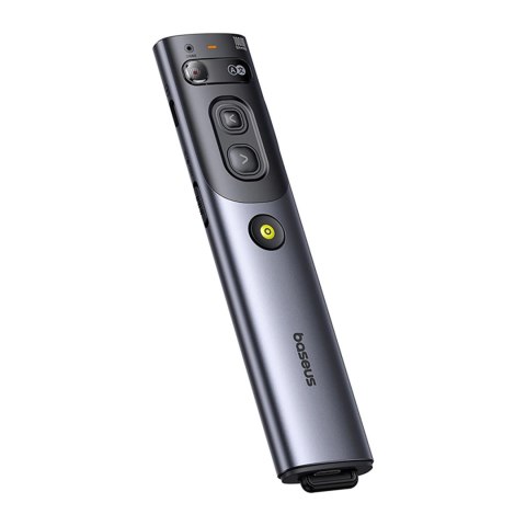 Wskaźnik laserowy Baseus Orange Dot z AI i automatycznym tłumaczeniem - szary (z akumulatorem)