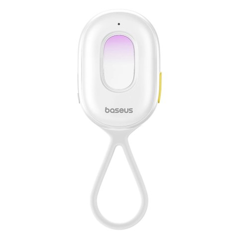 Wykrywacz ukrytych kamer Baseus Heyo Series II z alarmem i mini latarką + kabel Baseus Simple USB-A - USB-C - biały