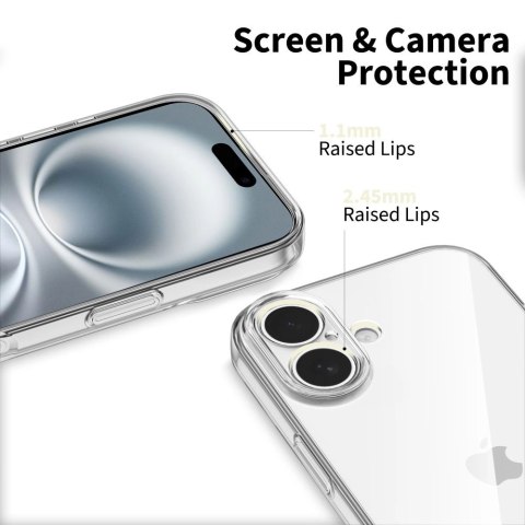 Etui Tech-Protect FlexAir na iPhone 17 - przezroczyste