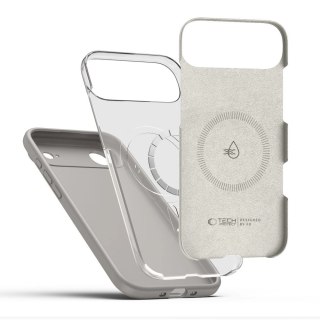 Etui Tech-Protect Silicone MagSafe na iPhone 17 Air - szare