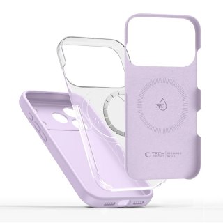 Etui Tech-Protect Silicone MagSafe na iPhone 17 Pro - fioletowe