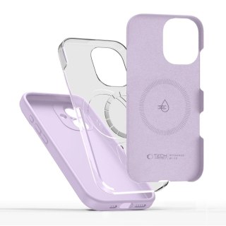 Etui Tech-Protect Silicone MagSafe na iPhone 17 - fioletowe