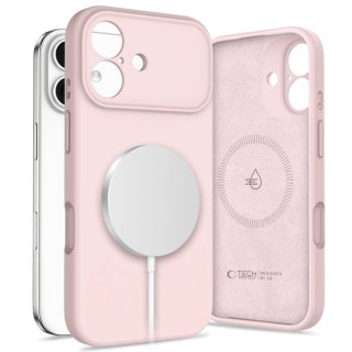 Etui Tech-Protect Silicone MagSafe na iPhone 17 - różowe