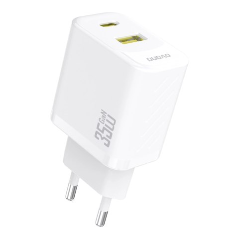 Ładowarka sieciowa Dudao A27 MaxC 35W + kabel USB-C - biała