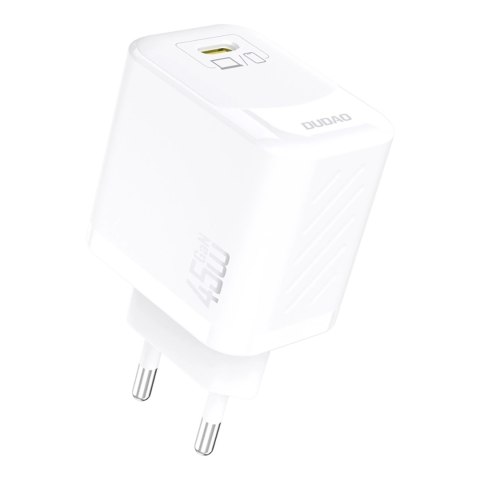 Ładowarka sieciowa Dudao A28C 45W GaN + kabel USB-C - biała