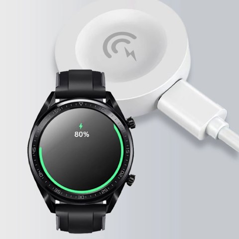 Ładowarka bezprzewodowa Dudao A12H do smartwatchy Huawei - biała