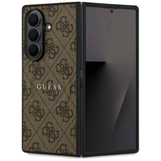 Etui Guess 4G Classic MagSafe na Samsung Galaxy Z Fold7 - brązowe