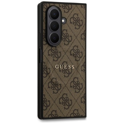 Etui Guess 4G Classic MagSafe na Samsung Galaxy Z Fold7 - brązowe