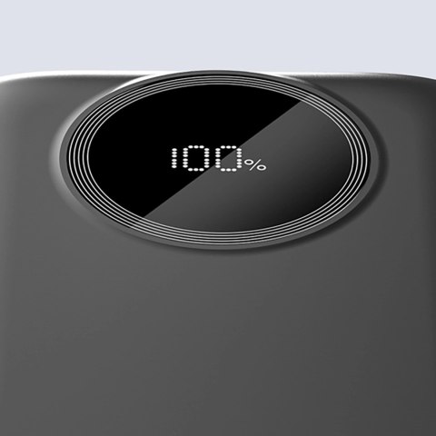Powerbank Dudao K13 10000mAh z wbudowanym kablem - czarny