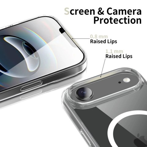 Etui Tech-Protect FlexAir Hybrid MagSafe na iPhone 17 Air - przezroczyste