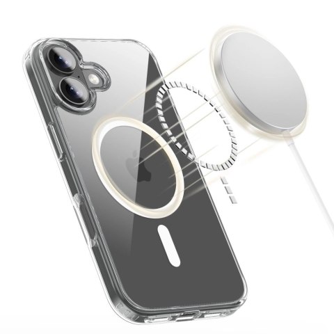 Etui Tech-Protect FlexAir Hybrid MagSafe na iPhone 17 - przezroczyste