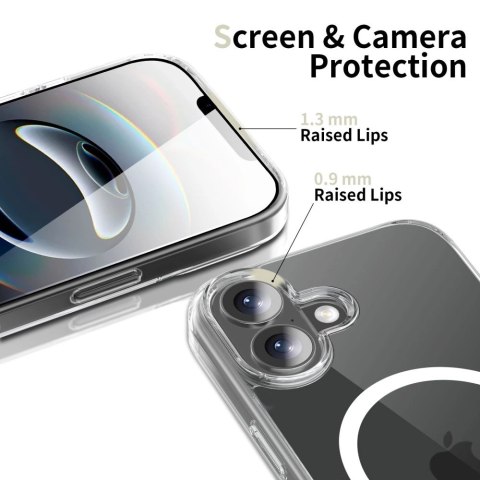 Etui Tech-Protect FlexAir Hybrid MagSafe na iPhone 17 - przezroczyste