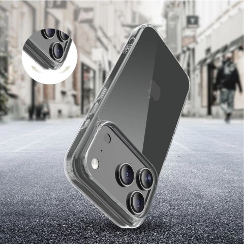 Etui Tech-Protect FlexAir Hybrid na iPhone 17 Pro Max - przezroczyste