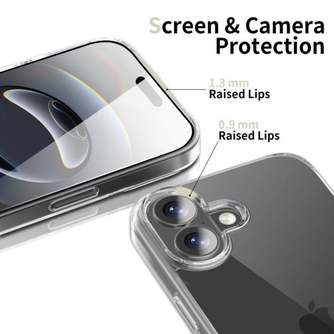 Etui Tech-Protect FlexAir Hybrid na iPhone 17 - przezroczyste
