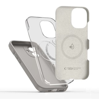Etui Tech-Protect Silicone MagSafe na iPhone 17 - szare