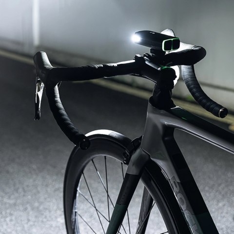 Lampka rowerowa przednia Wozinsky + kabel USB-C (3000 lm) - czarna