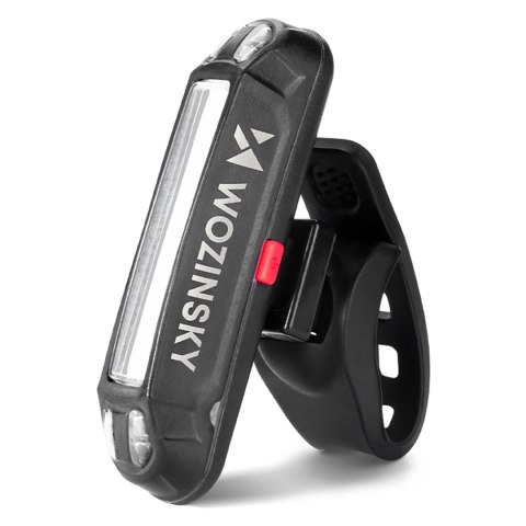 Zestaw lampek rowerowych Wozinsky WSBLB3 przednia (1000 lm) i tylna USB-C - czarny