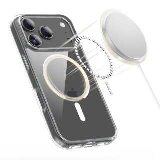 Etui Tech-Protect FlexAir Hybrid MagSafe na iPhone 17 Pro Max - przezroczyste