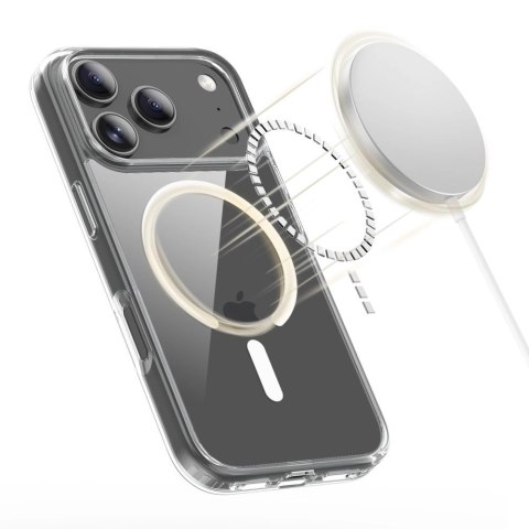 Etui Tech-Protect FlexAir Hybrid MagSafe na iPhone 17 Pro Max - przezroczyste