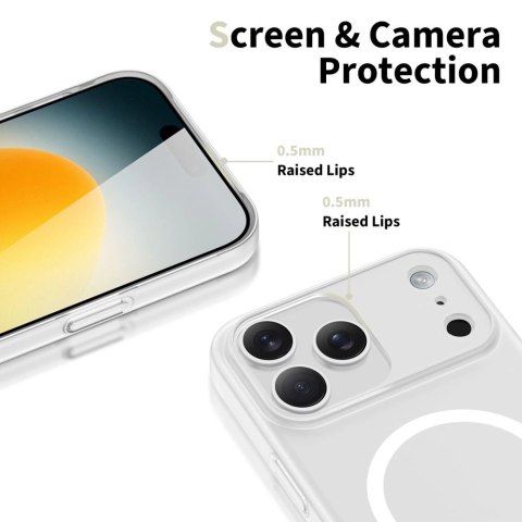 Etui Tech-Protect MagSlim MagSafe na iPhone 17 Pro Max - biały mat