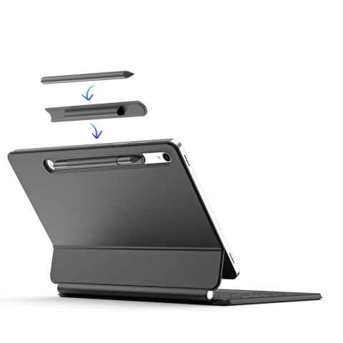 Etui Dux Ducis Keyboard (MK Series) z klawiaturą Bluetooth na Samsung Galaxy Tab S9 / S8 / S7 - czarna