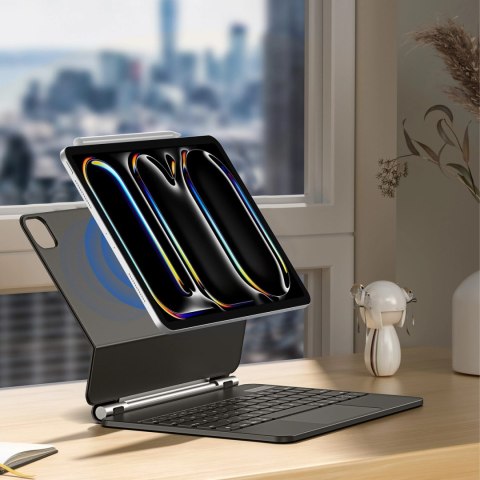 Etui Dux Ducis Keyboard (MK Series) z klawiaturą Bluetooth na iPad Pro 11" 2024 - czarna