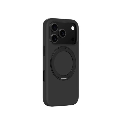 Etui AMAZINGTHING Cloudie na iPhone 17 Pro z podstawką - czarne