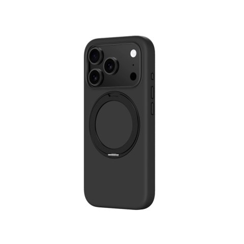 Etui AMAZINGTHING Cloudie na iPhone 17 Pro z podstawką - czarne