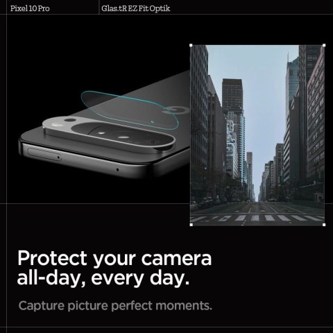 Osłona aparatu Spigen Optik Glas.tR 2-pack na Google Pixel 10 Pro