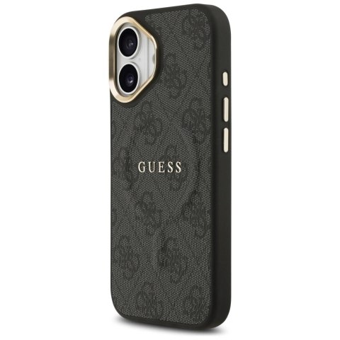 Etui Guess 4G PU Classic Logo MagSafe na iPhone 17 - czarne