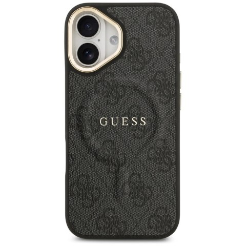 Etui Guess 4G PU Classic Logo MagSafe na iPhone 17 - czarne