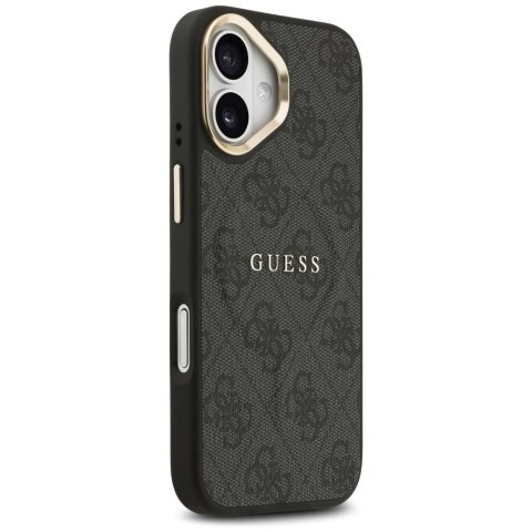 Etui Guess 4G PU Classic Logo MagSafe na iPhone 17 - czarne