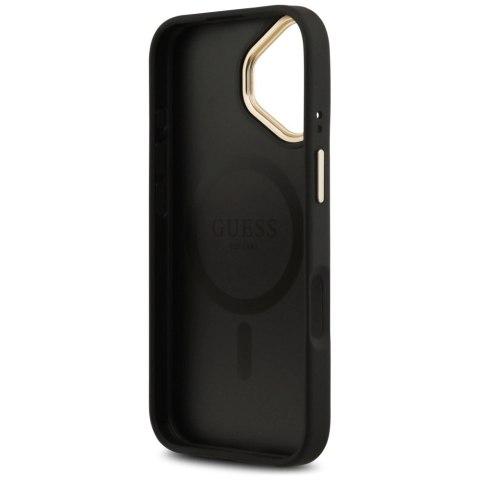 Etui Guess 4G PU Classic Logo MagSafe na iPhone 17 - czarne