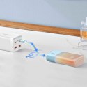 BASEUS powerbank 5200 mAh z wbudowanym kablem Lightning + kabel Typ C do Typ C PD QC 2,4A 20W PPKDC05I niebiesko pomarańczowy