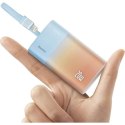 BASEUS powerbank 5200 mAh z wbudowanym kablem Lightning + kabel Typ C do Typ C PD QC 2,4A 20W PPKDC05I niebiesko pomarańczowy