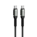 Kabel USB C do USB C Forcell F-Energy QC4.0 PD 5A 240W Cafule 3 m C263 czarny